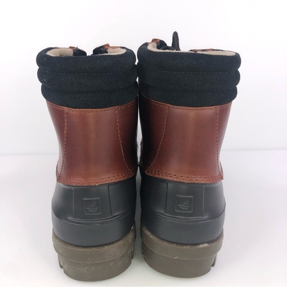 Sperry Top Sider Avenue Waterproof Duck Boots Men Brown STS10548 - Picture 5 of 10